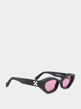 Off-White Black and Pink Hilo Sunglasses