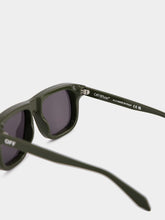 Off-White Clearwater Military Green Sunglasses