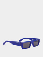 Off-White Pittsburgh Blue Rectangular Sunglasses