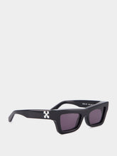 Off-White Charleston Black Rectangular Sunglasses