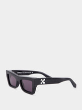 Off-White Charleston Black Rectangular Sunglasses