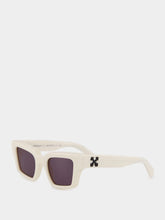 Off-White Richardson White Rectangular Sunglasses