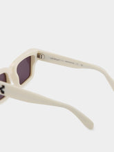 Off-White Richardson White Rectangular Sunglasses