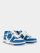 Off-White White and Neo Blue Out Of Office Sneakers