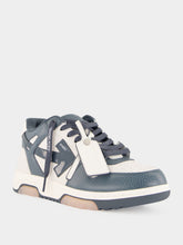 Off-White White and Dark Blue Out Of Office Sneakers