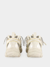 Off-White Beige and Grey Be Right Back Worn Out Sneakers