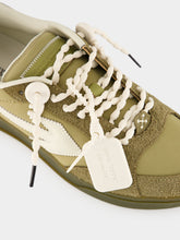 Off-White Military Green and Beige End Of Play Sneakers