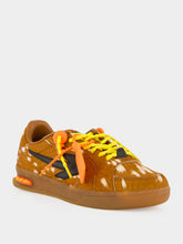 Off-White Brown and Black Pony Hair End Of Play Sneakers