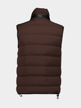 Tom Ford Chocolate Sleeveless Funnel Neck Gilet