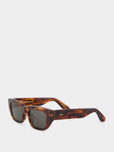 Retrosuperfuture Ra Havana Striata Rectangular Sunglasses