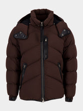 Tom Ford Chocolate Brown Light Nylon Down Jacket