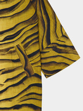 Paula Oliver Tigerstripes Oversized Printed Coat