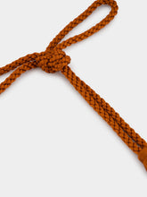 Paula Olivina Orange Smooth Rope Belt