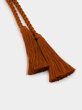 Paula Olivina Orange Smooth Rope Belt