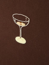 Olympia Le-Tan Espresso Martini Brown Clutch