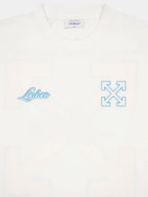 Off-White White Lisbon Print Cotton T-Shirt