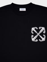 Off-White Black Dragon Skate Short Sleeve T-Shirt