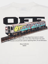 Off-White White Train Off Cotton T-Shirt