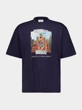 Off-White Dark Sapphire Train Off Cotton T-Shirt