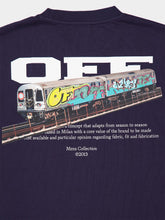 Off-White Dark Sapphire Train Off Cotton T-Shirt