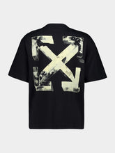 Off-White Black Cotton Cloudy Arrow T-Shirt