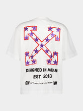 Off-White White Starry Arrow Graphic T-Shirt