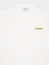 Off-White White and Citrus Tape Arrow Cotton T-Shirt