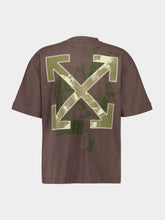 Off-White Brown Martyrdom Arrow Cotton T-Shirt