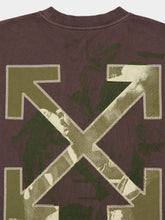 Off-White Brown Martyrdom Arrow Cotton T-Shirt