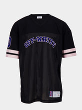 Off-White Black Perforated V-Neck T-Shirt