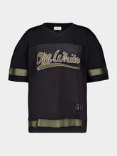 Off-White Black Mesh Football T-Shirt