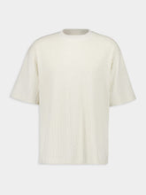 Off-White Cream Terry Cotton T-Shirt