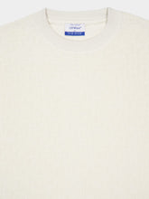 Off-White Cream Terry Cotton T-Shirt