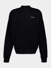 Off-White Black Boro Arrow Skate Crewneck Sweatshirt