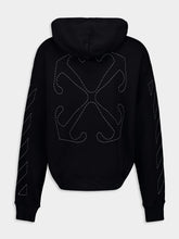 Off-White Black Stitch Arrow Skate Hoodie