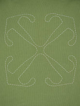 Off-White Logo-Embroidered Cotton-Blend Hoodie