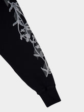 Off-White Black Flower Diag Skate Hoodie