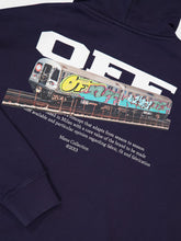 Off-White Dark Sapphire Train Off Cotton Sweatshirt