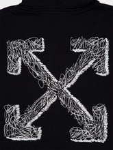 Off-White Black Scribble Arrow Cotton Sweatshirt