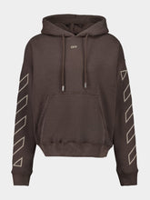 Off-White Brown Martyrdom Arrow Skate Hooded Sweatshirt