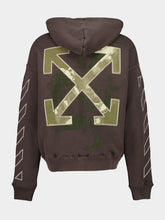 Off-White Brown Martyrdom Arrow Skate Hooded Sweatshirt