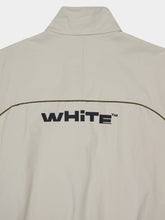Off-White Light Grey Track Jacket in Nylon