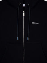 Off-White Black Zip-Up Hoodie
