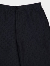 Off-White Black Bowling AO Jacquard Silk Shorts