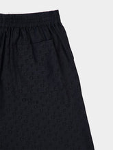 Off-White Black Bowling AO Jacquard Silk Shorts