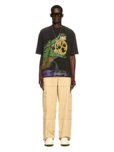 Off-White Beige Cargo Pants with Stitch Detailing