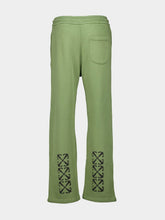 Off-White Moss Green Arrow Motif Sweatpants