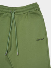 Off-White Moss Green Arrow Motif Sweatpants
