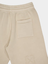 Off-White Beige Arrows-Motif Track Shorts