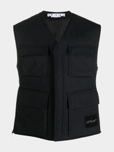 Off-White Wave Tag Padded Vest